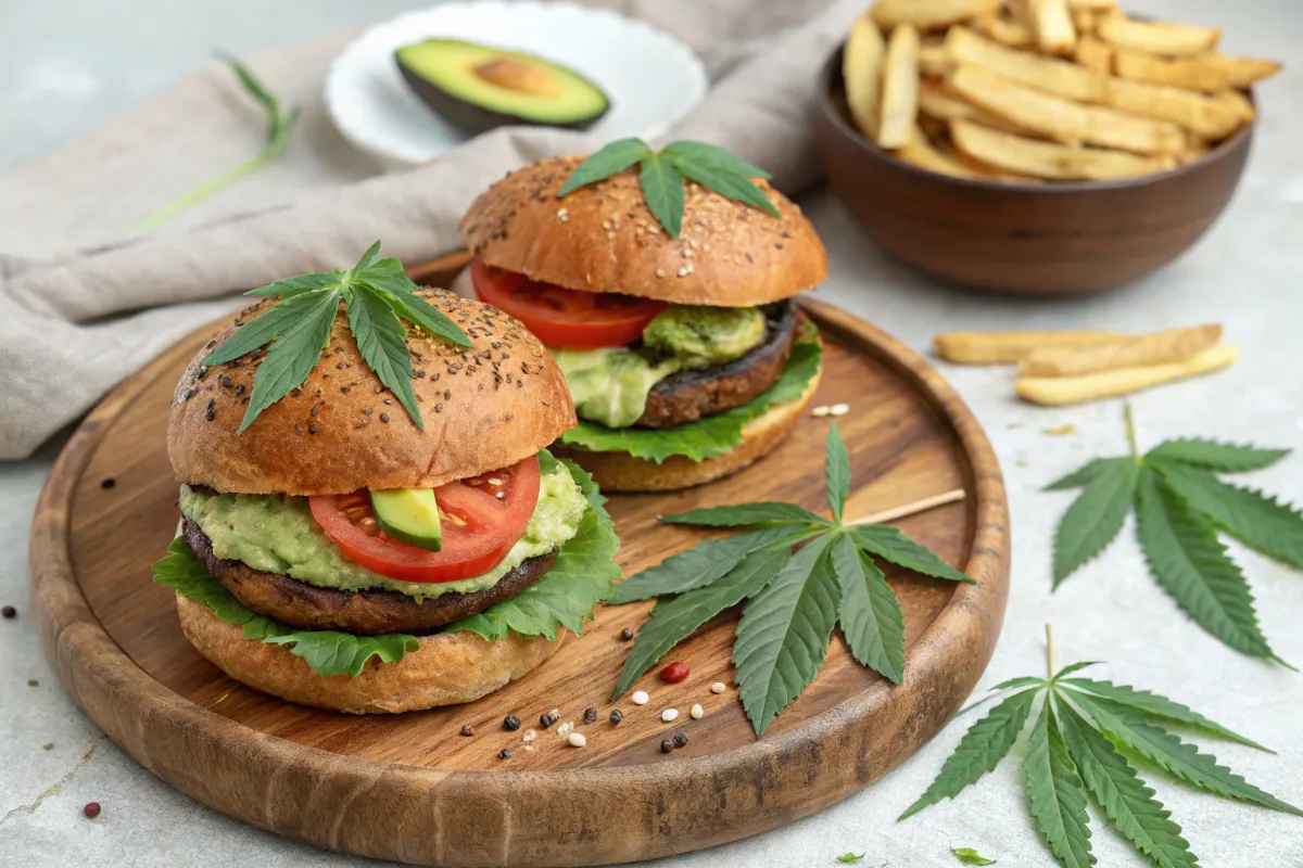 Cannabis-Infused Portobello Burgers