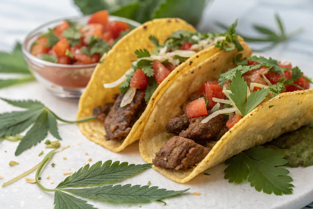 Cannabis-Infused Beef Tacos