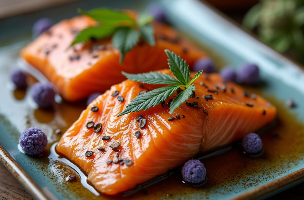 Lavender and Earl Grey Tea-Smoked Salmon