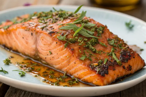Cannabis-Glazed Grilled Salmon
