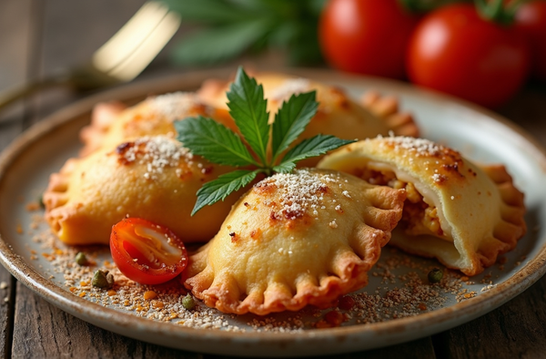 Chorizo and Manchego Empanadas with Smoked Paprika Crema