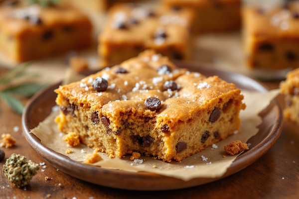 Brown Butter Blondies with Sea Salt