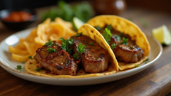 Cannabis Chimichurri Steak Tacos