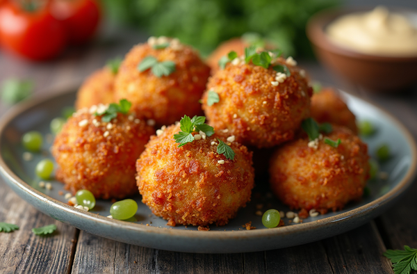 Iberico Ham Croquettes with Smoked Paprika Aioli